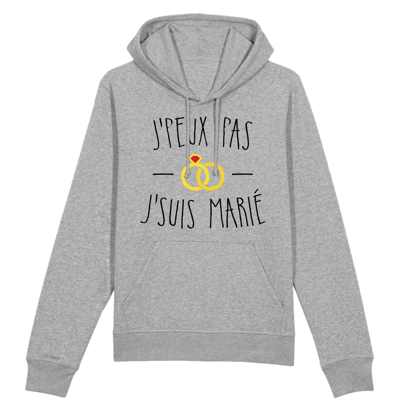 Sweat Capuche Adulte J'peux pas j'suis marié