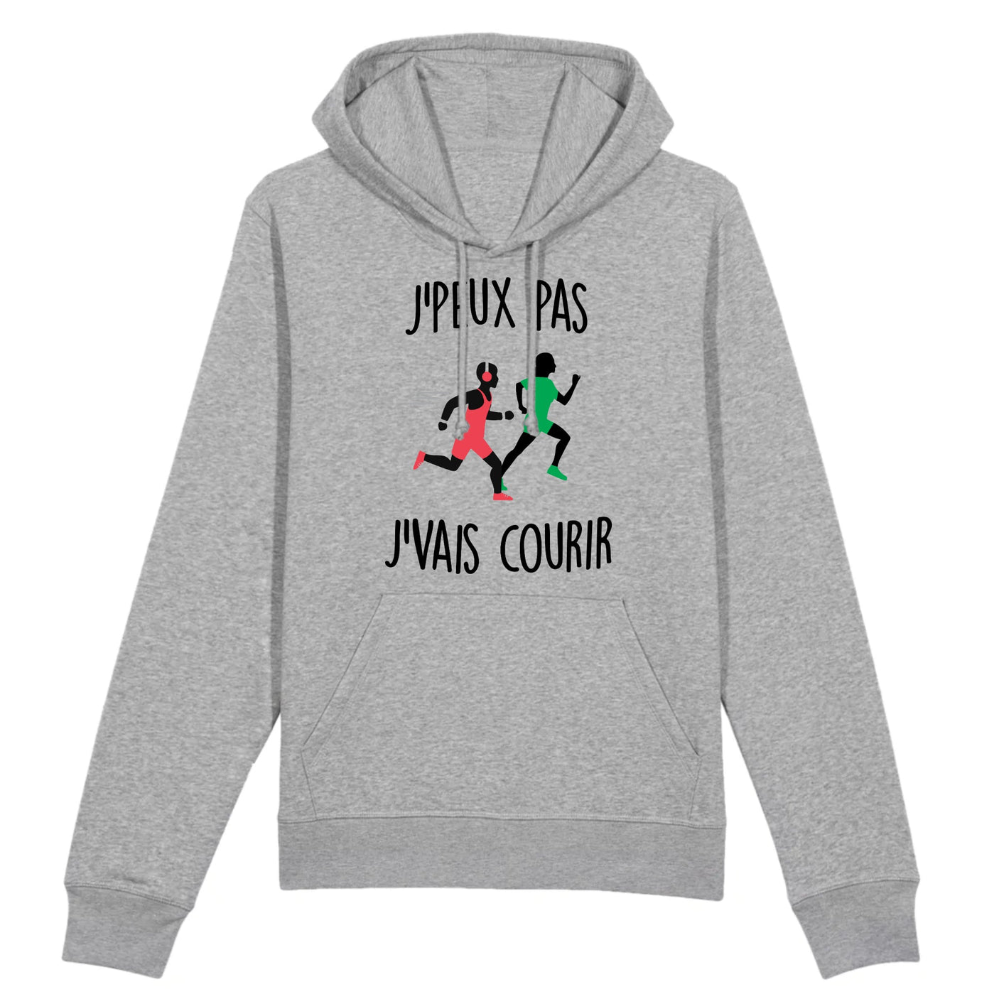 Sweat Capuche Adulte J'peux pas j'vais courir