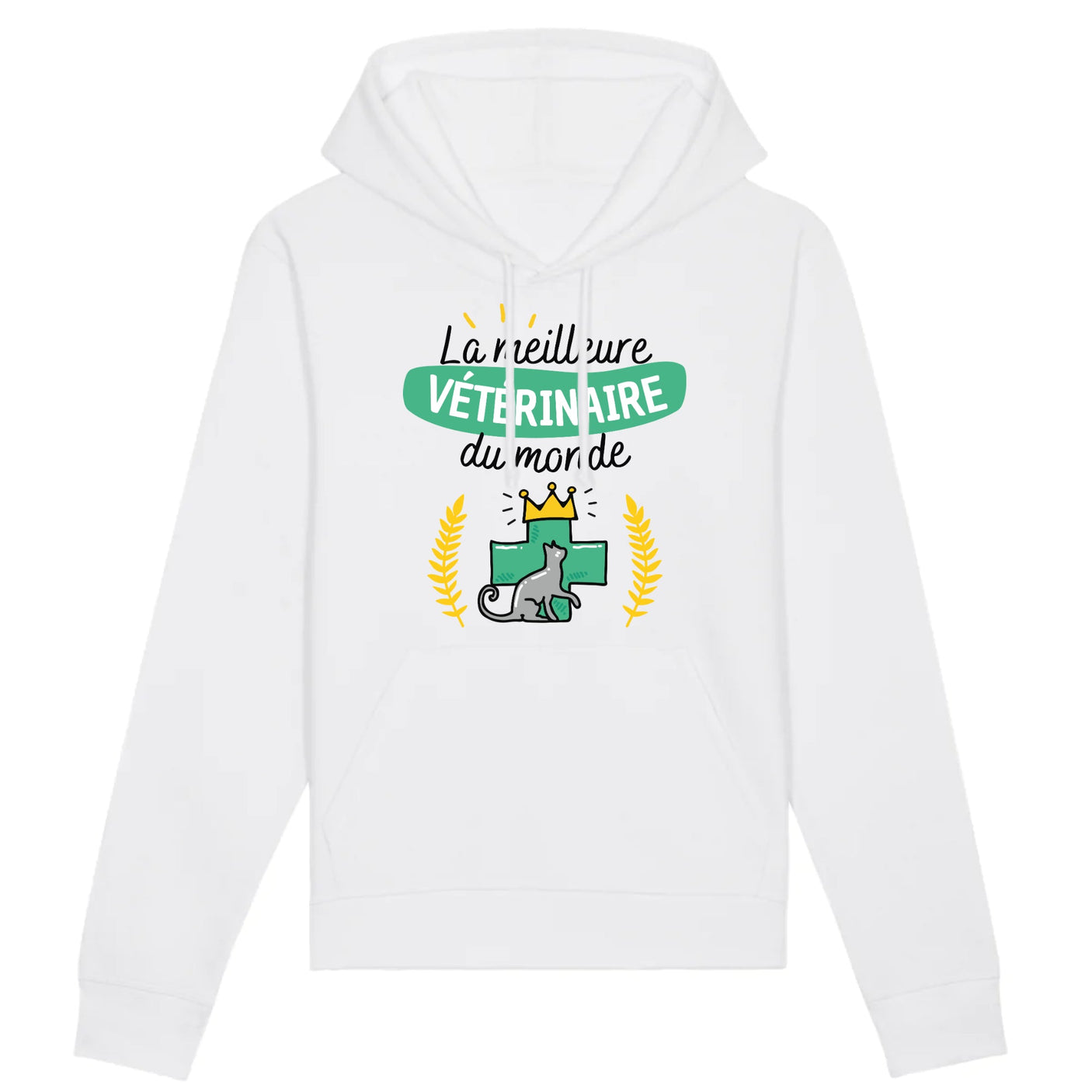 Sweat Capuche Adulte La meilleure vétérinaire du monde