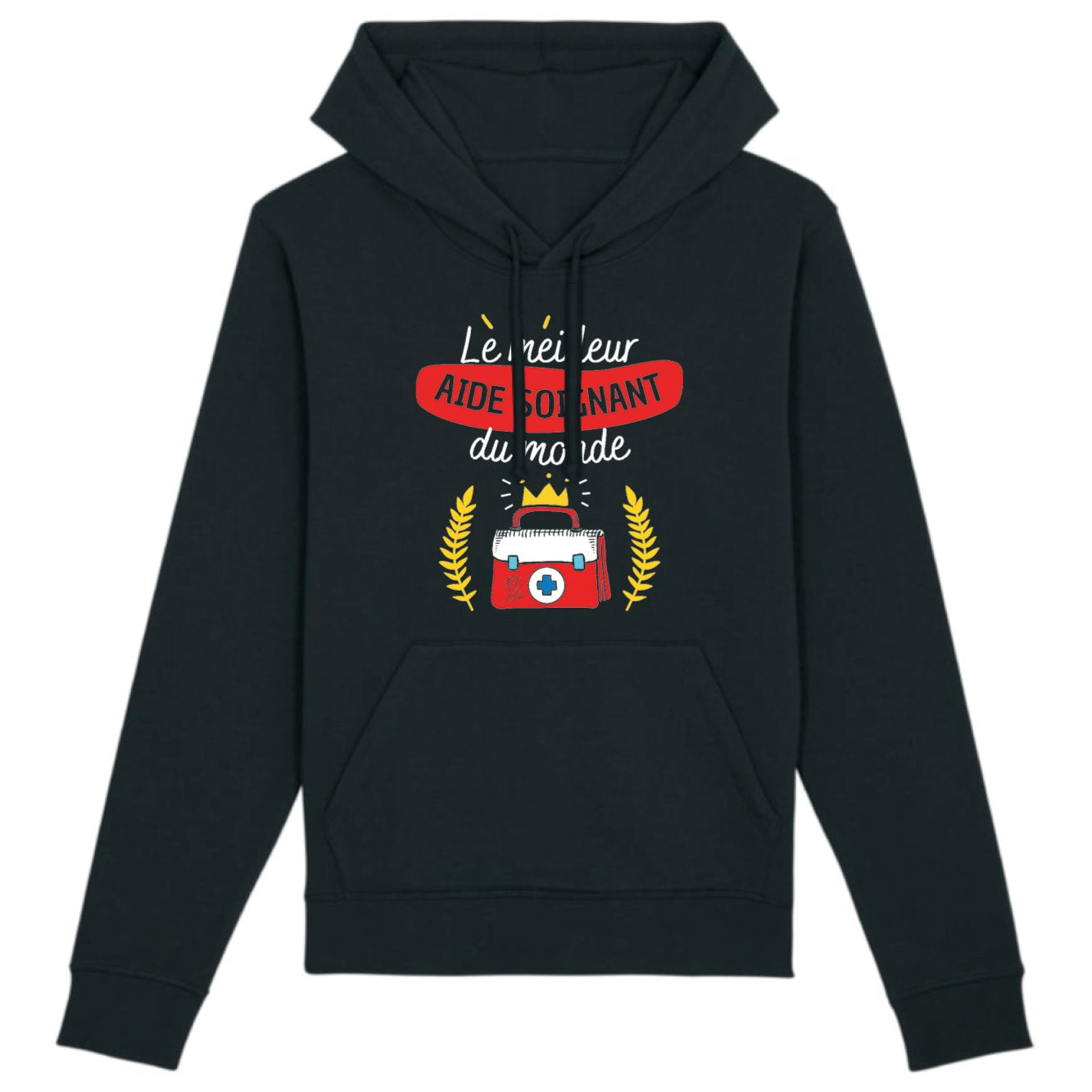 Sweat Capuche Adulte Le meilleur aide soignant du monde