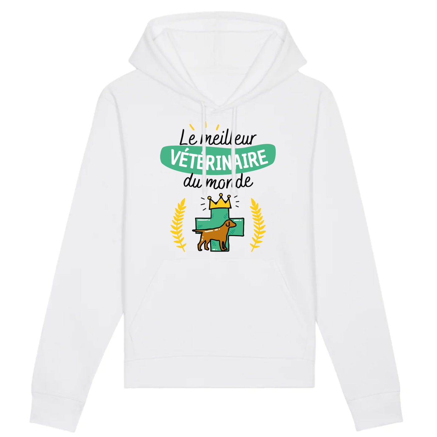 Sweat Capuche Adulte Le meilleur vétérinaire du monde