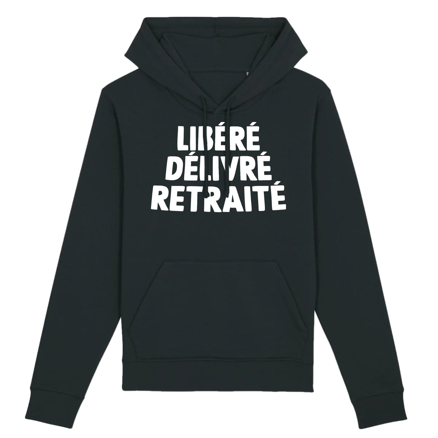 Sweat Capuche Adulte Libéré délivré retraité