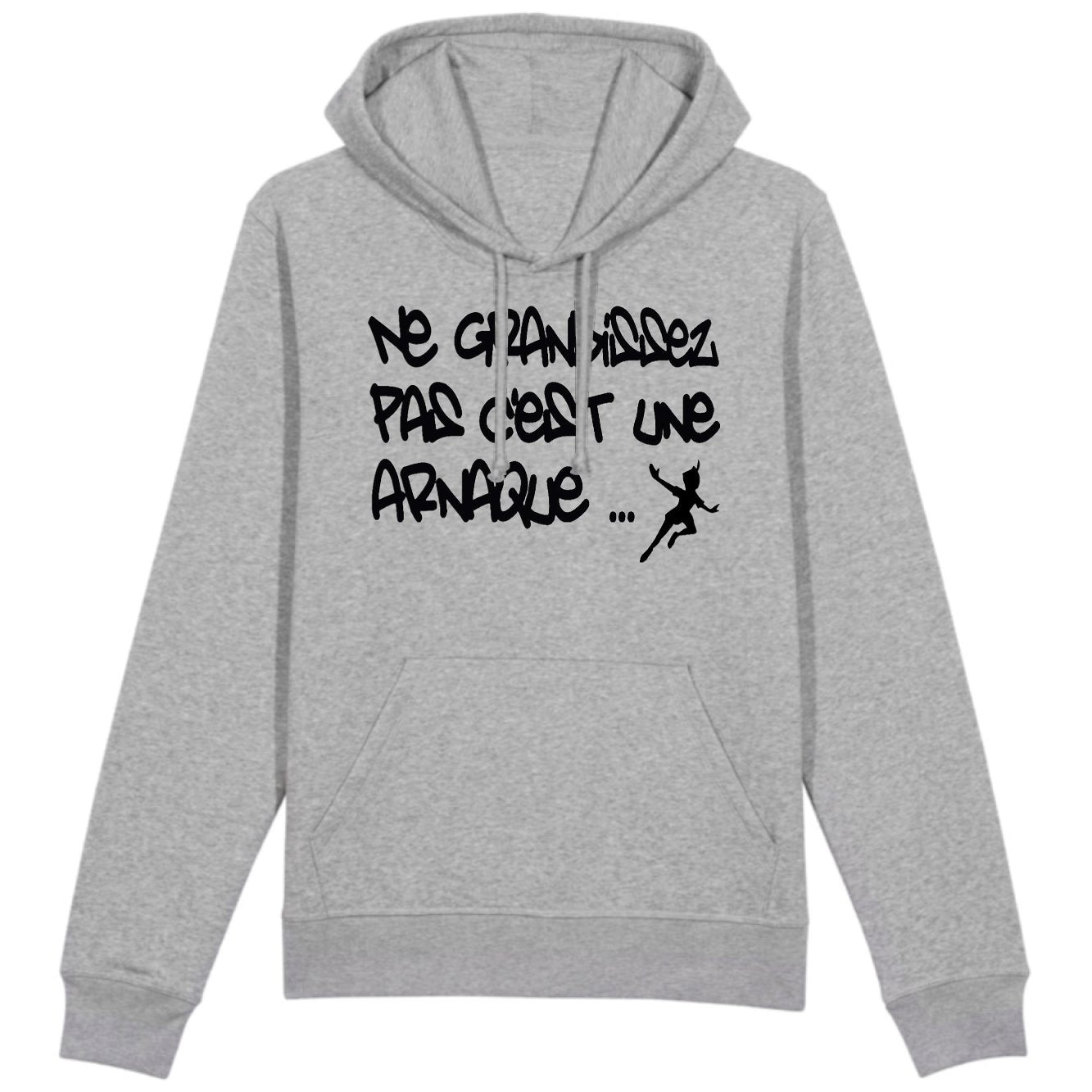 Sweat Capuche Adulte Ne grandissez pas c'est une arnaque