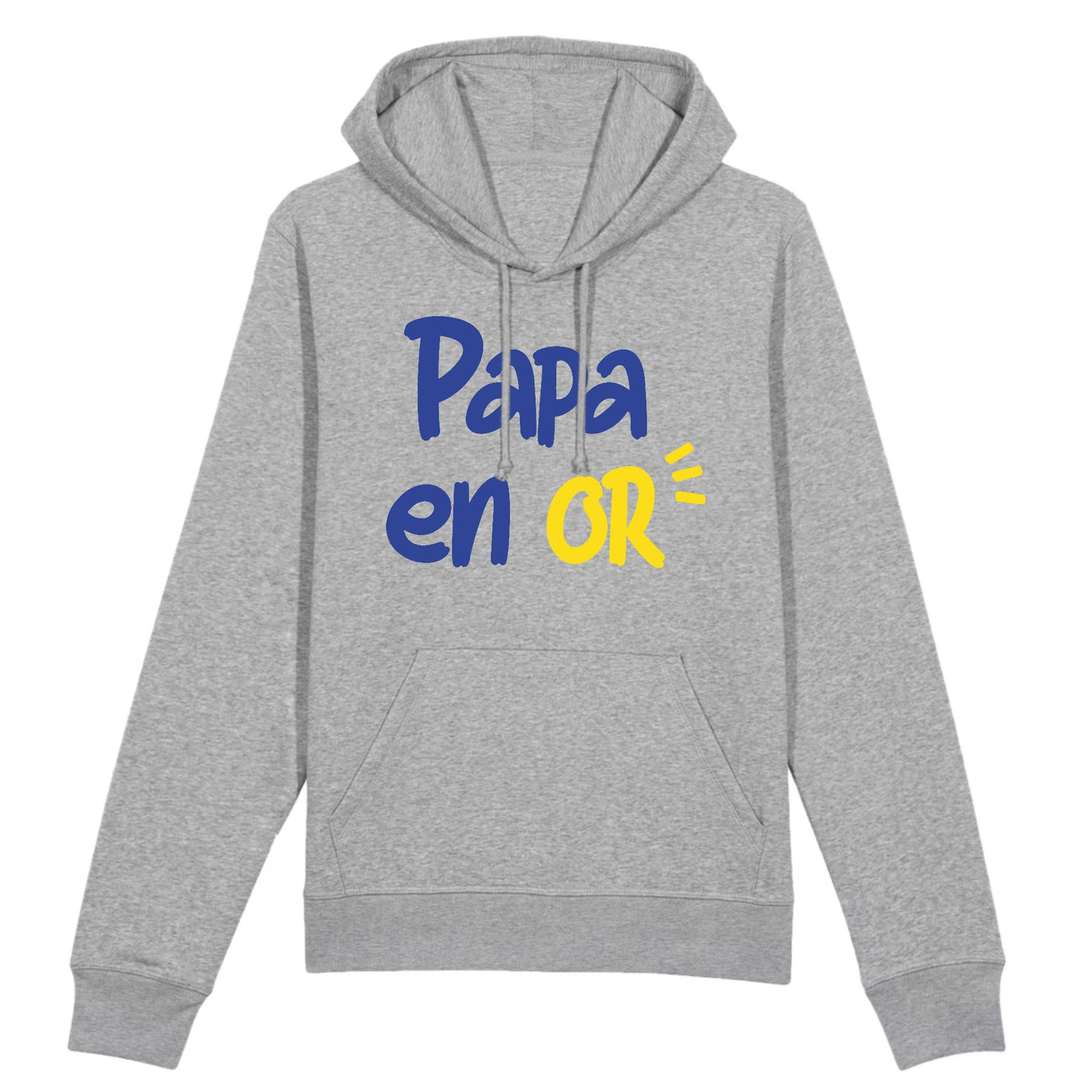 Sweat Capuche Adulte Papa en or