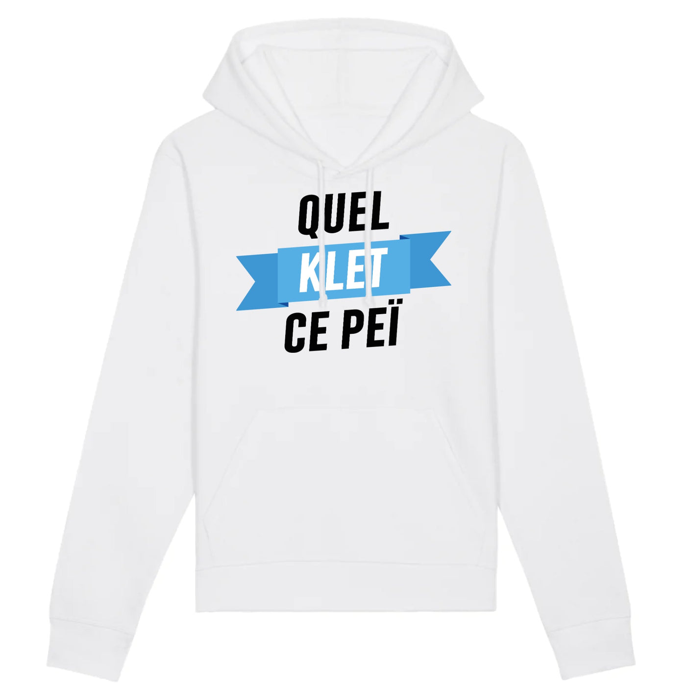 Sweat Capuche Adulte Quel klet ce peï