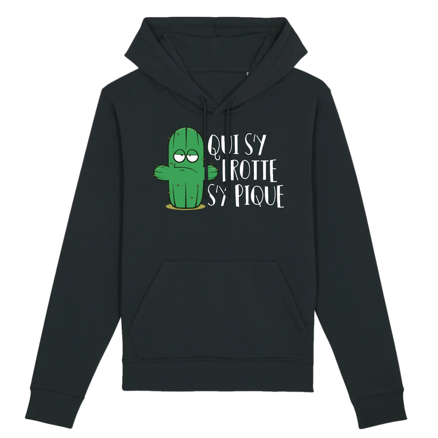 Sweat Capuche Adulte Qui s'y frotte s'y pique