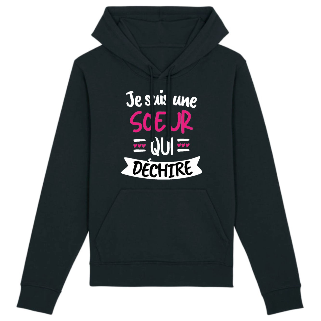 Sweat Capuche Adulte Soeur qui déchire