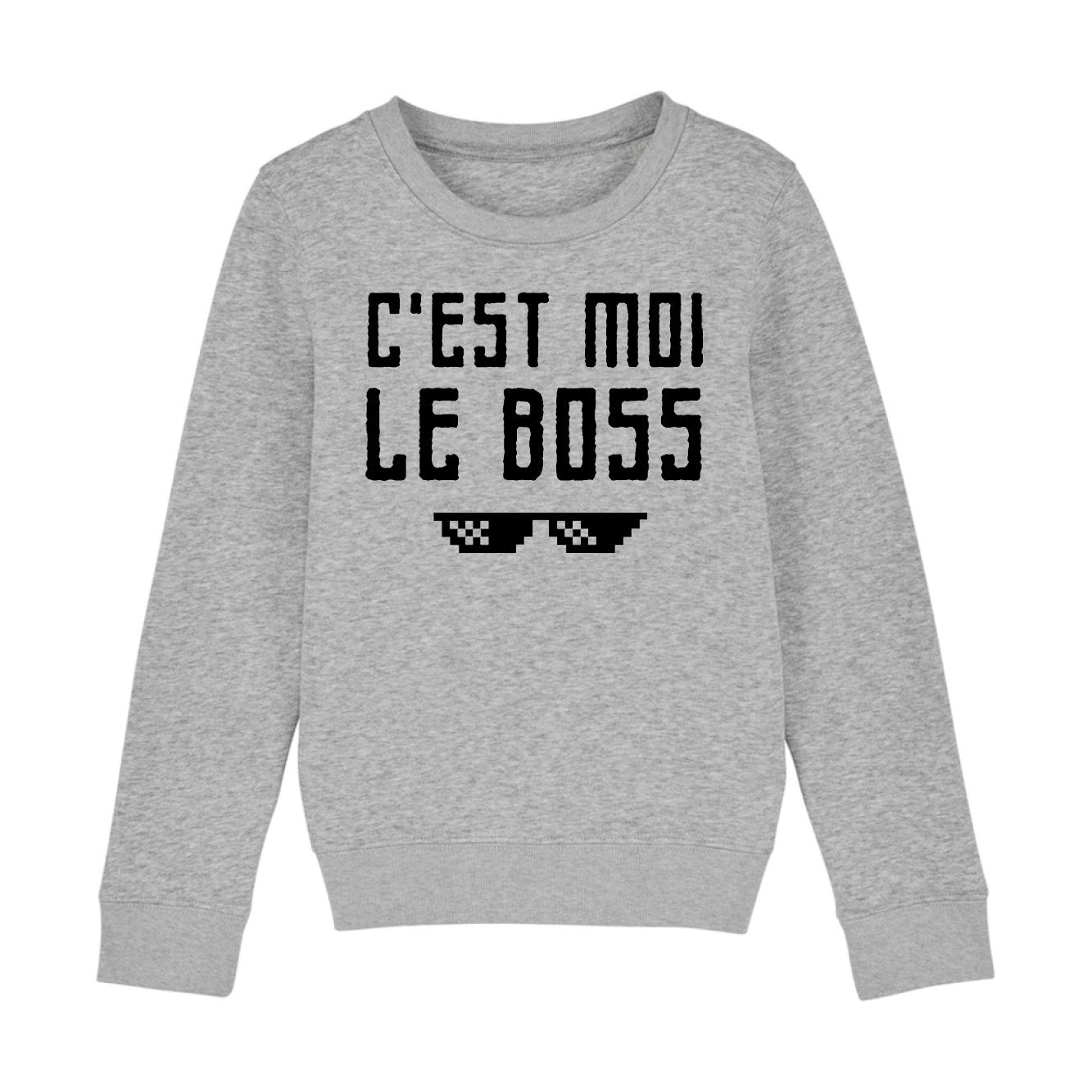 Sweat Enfant C'est moi le boss