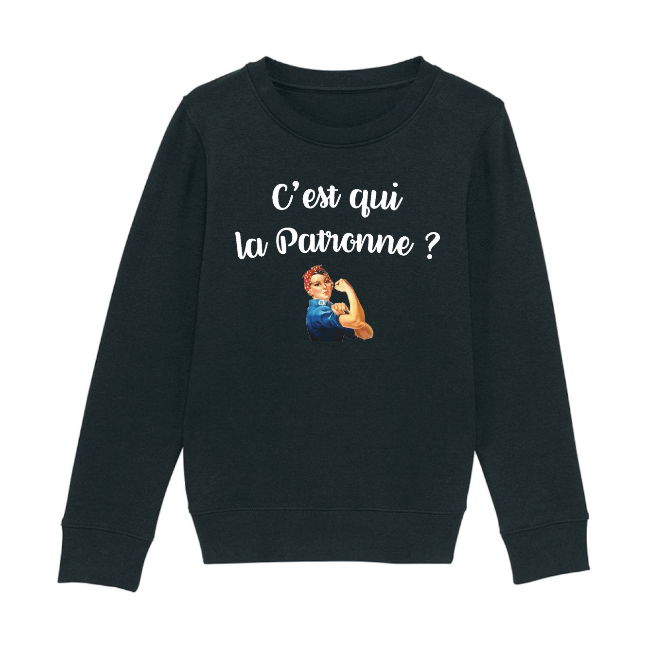 Sweat Enfant C'est qui la patronne