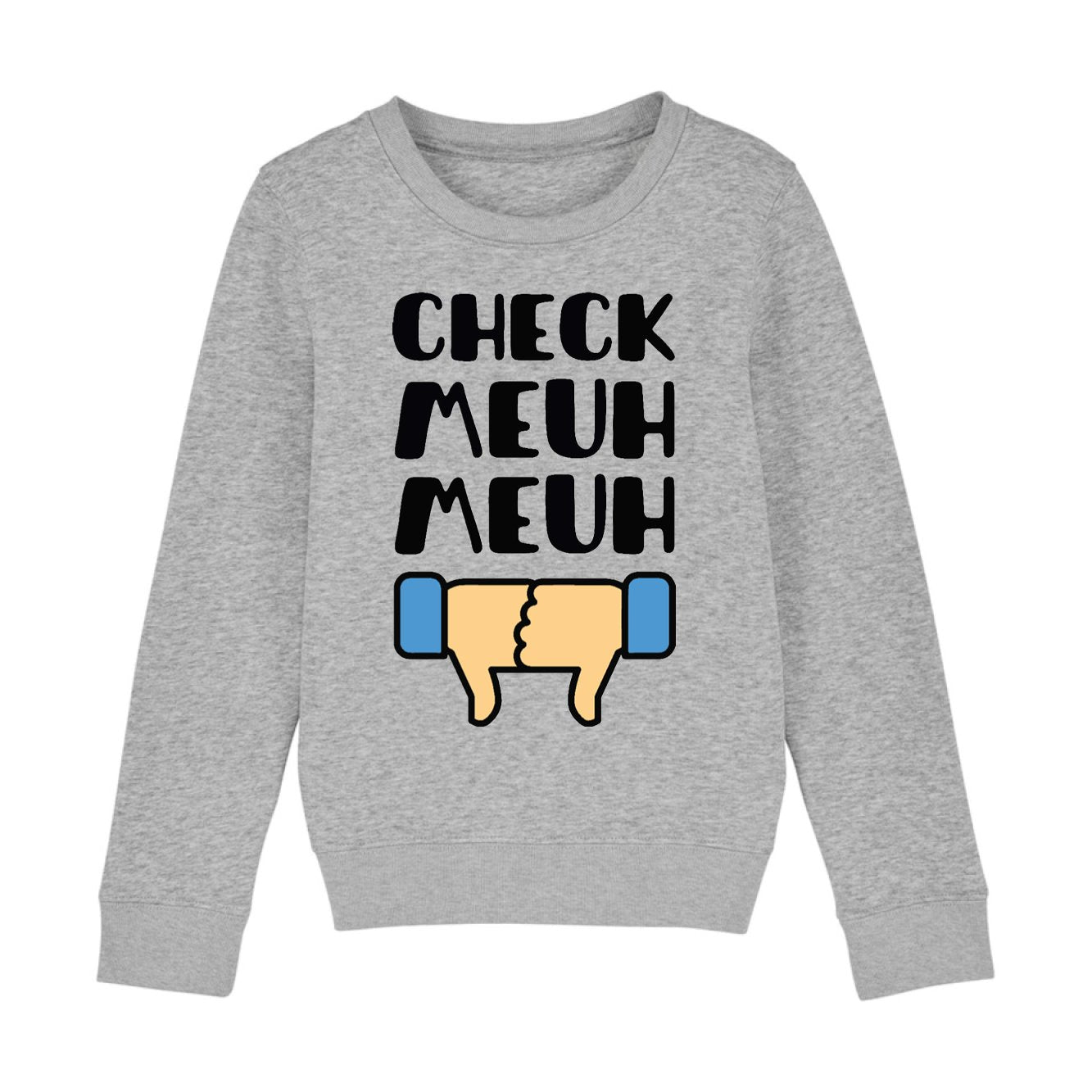 Sweat Enfant Check meuh meuh