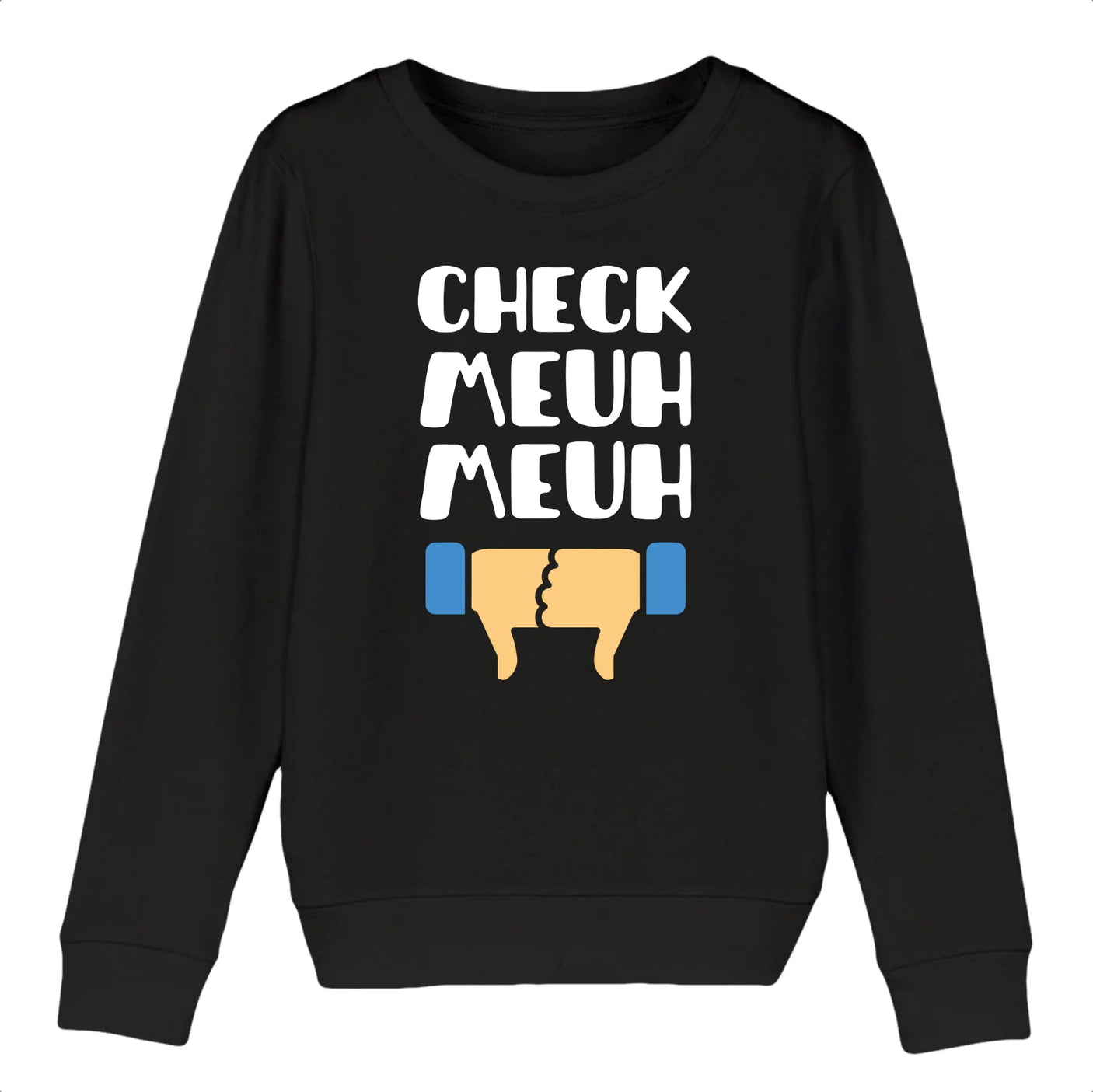 Sweat Enfant Check meuh meuh