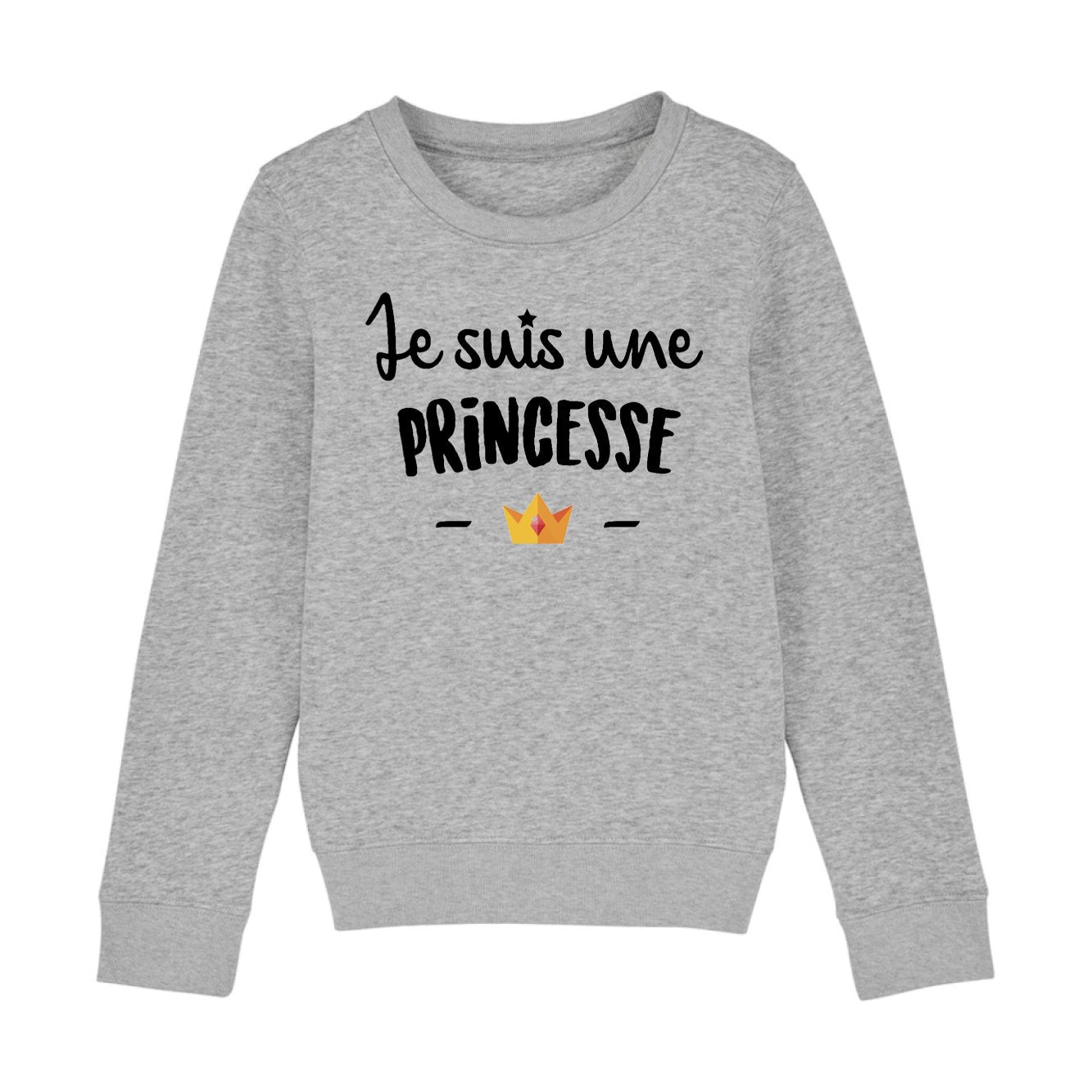 Sweat Enfant Je suis une princesse