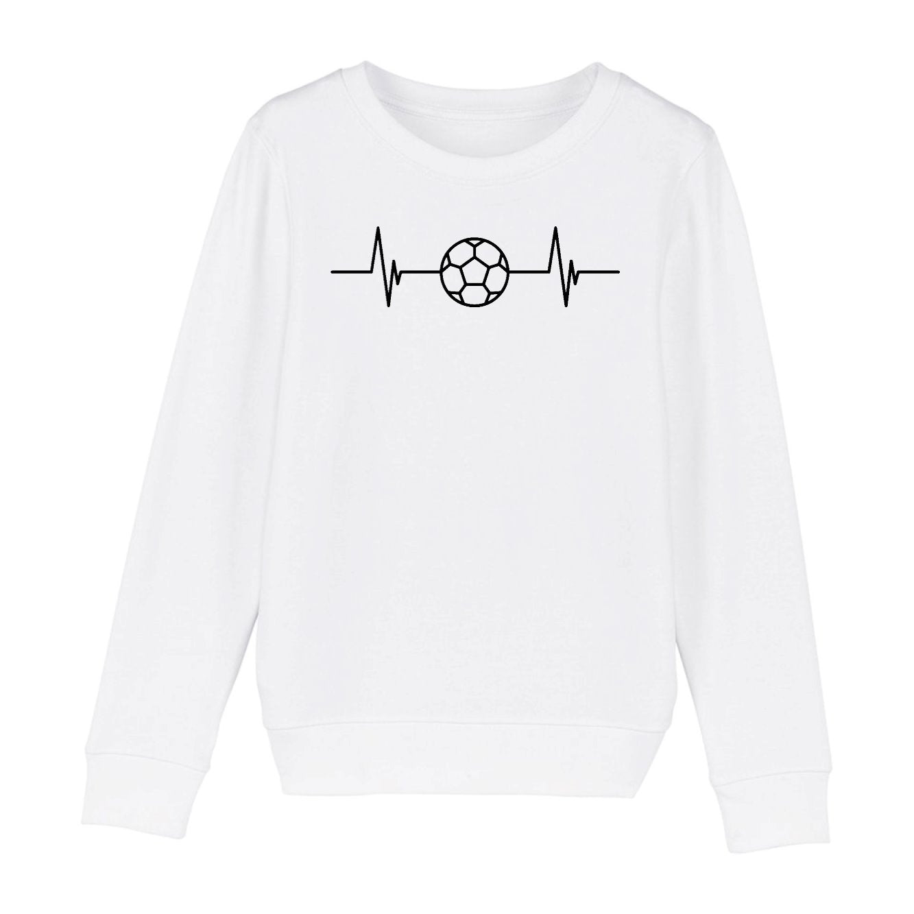 Sweat Enfant Rythme cardiaque foot