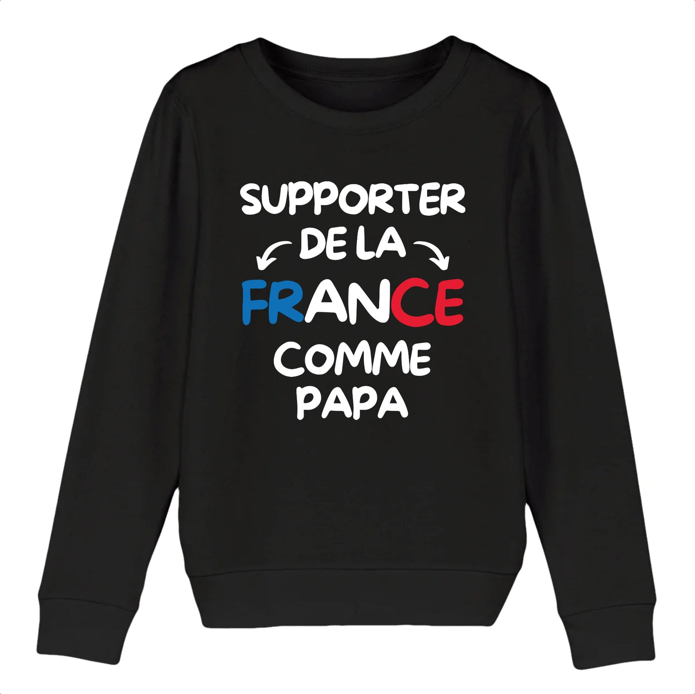 Sweat Enfant Supporter de la France comme papa