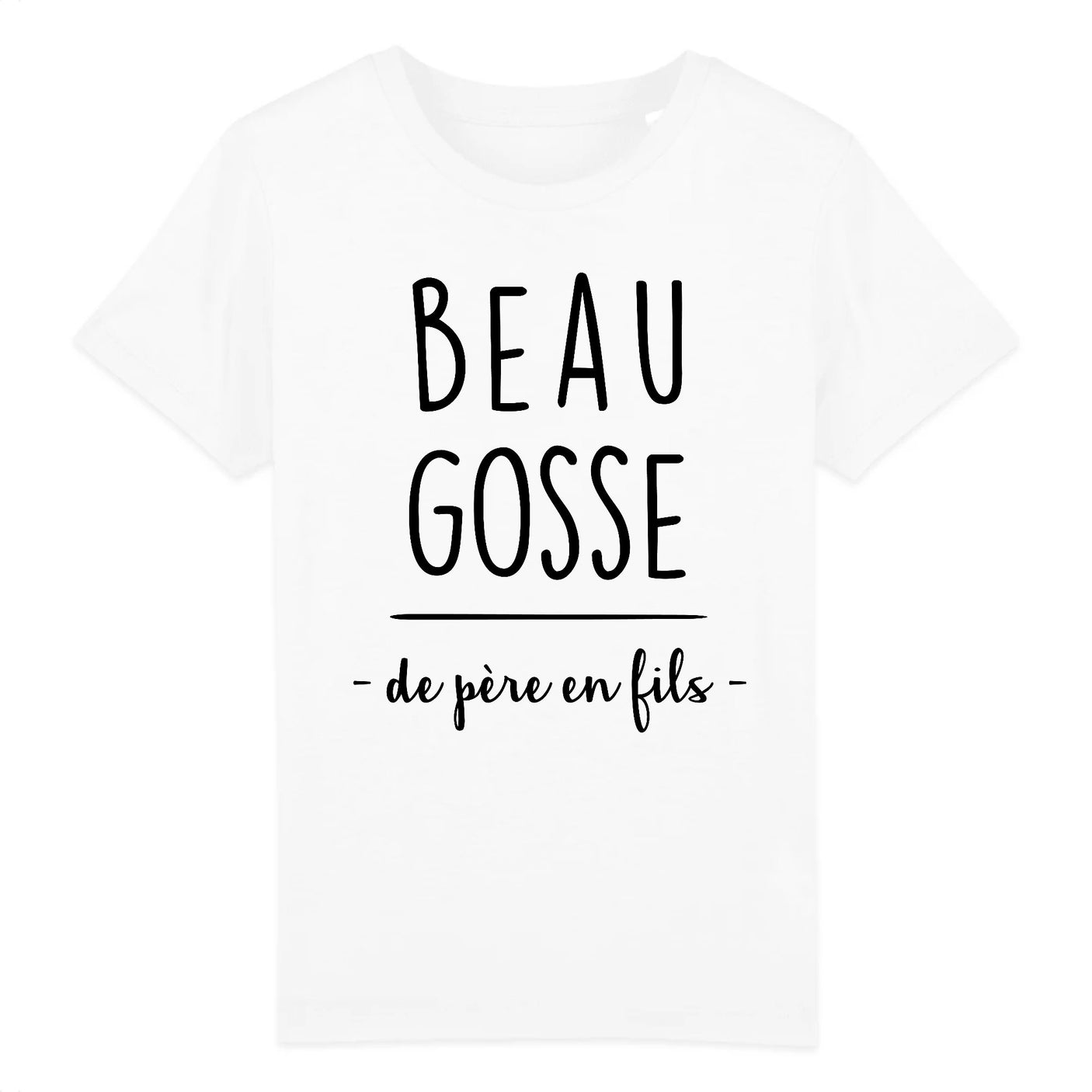 T-Shirt Enfant Beau gosse de père en fils
