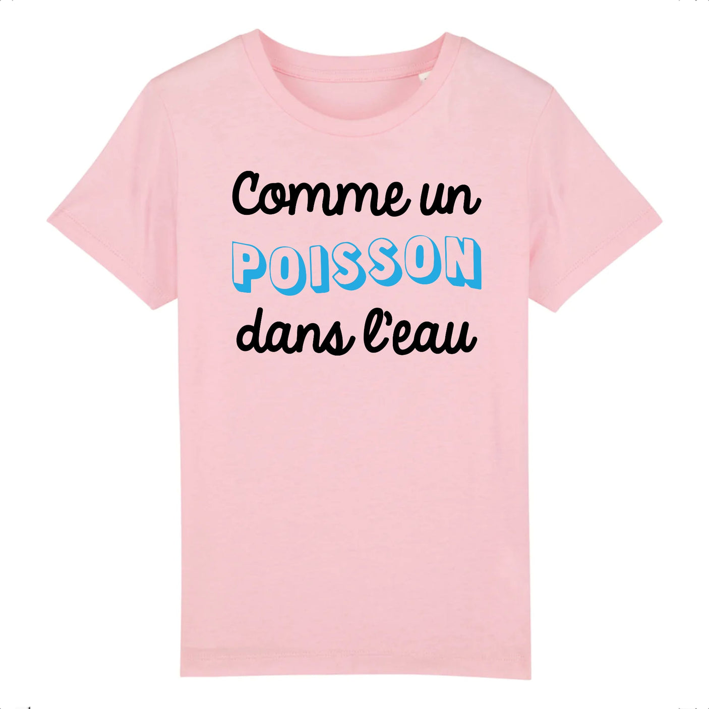 T-Shirt Enfant Comme un poisson dans l'eau