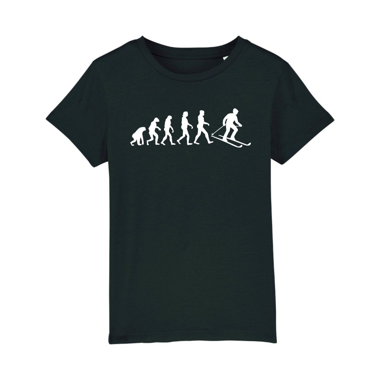 T-Shirt Enfant Évolution ski