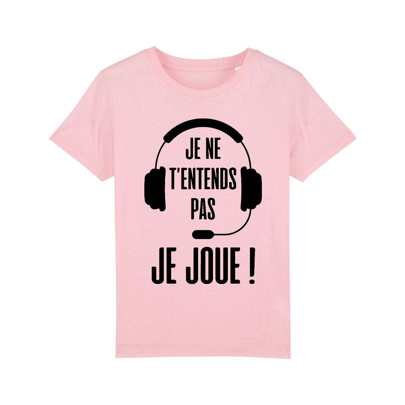 T-Shirt Enfant Je ne t'entends pas je joue