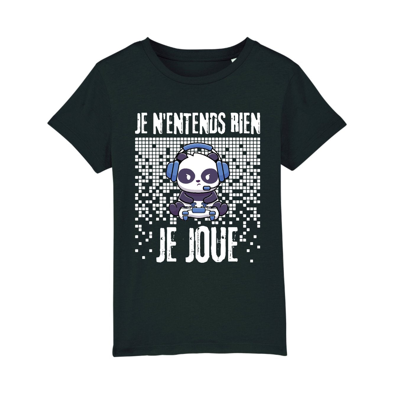 T-Shirt Enfant Je n'entends rien je joue