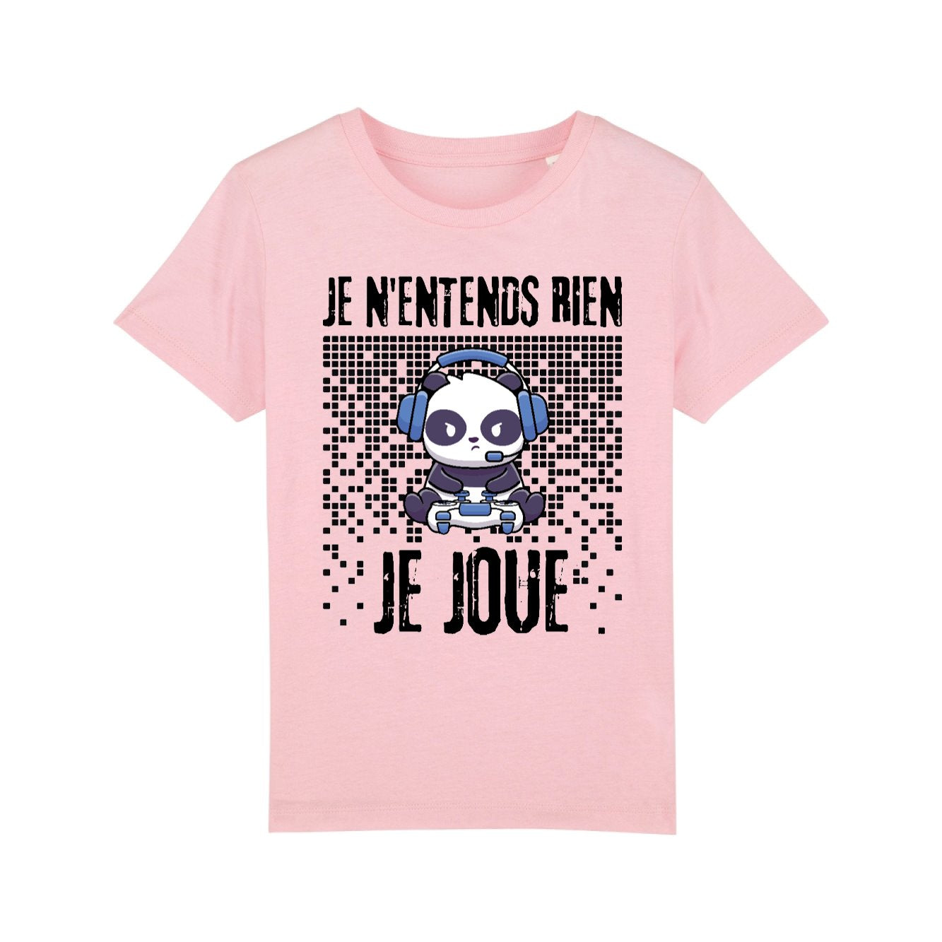 T-Shirt Enfant Je n'entends rien je joue
