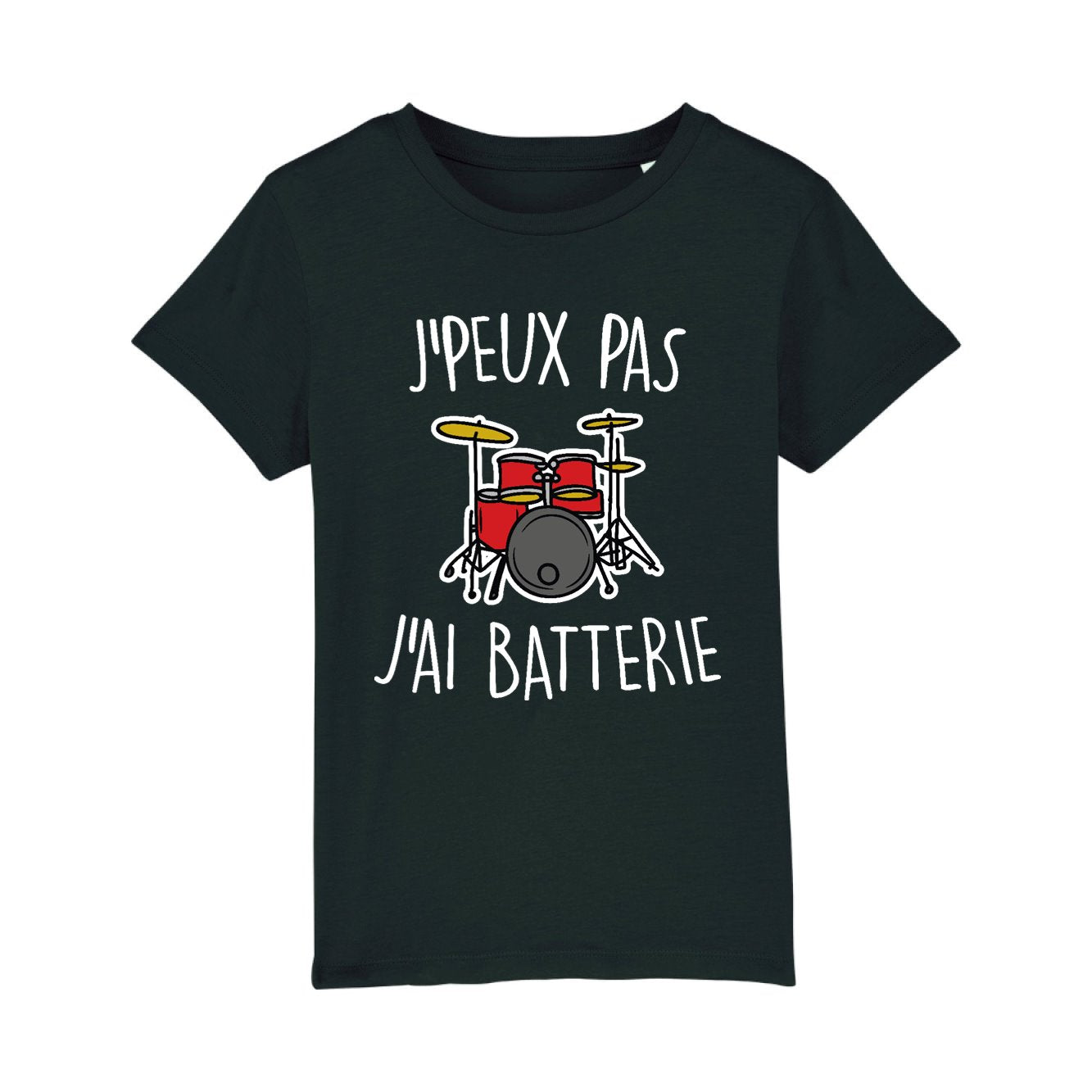 T-Shirt Enfant J'peux pas j'ai batterie