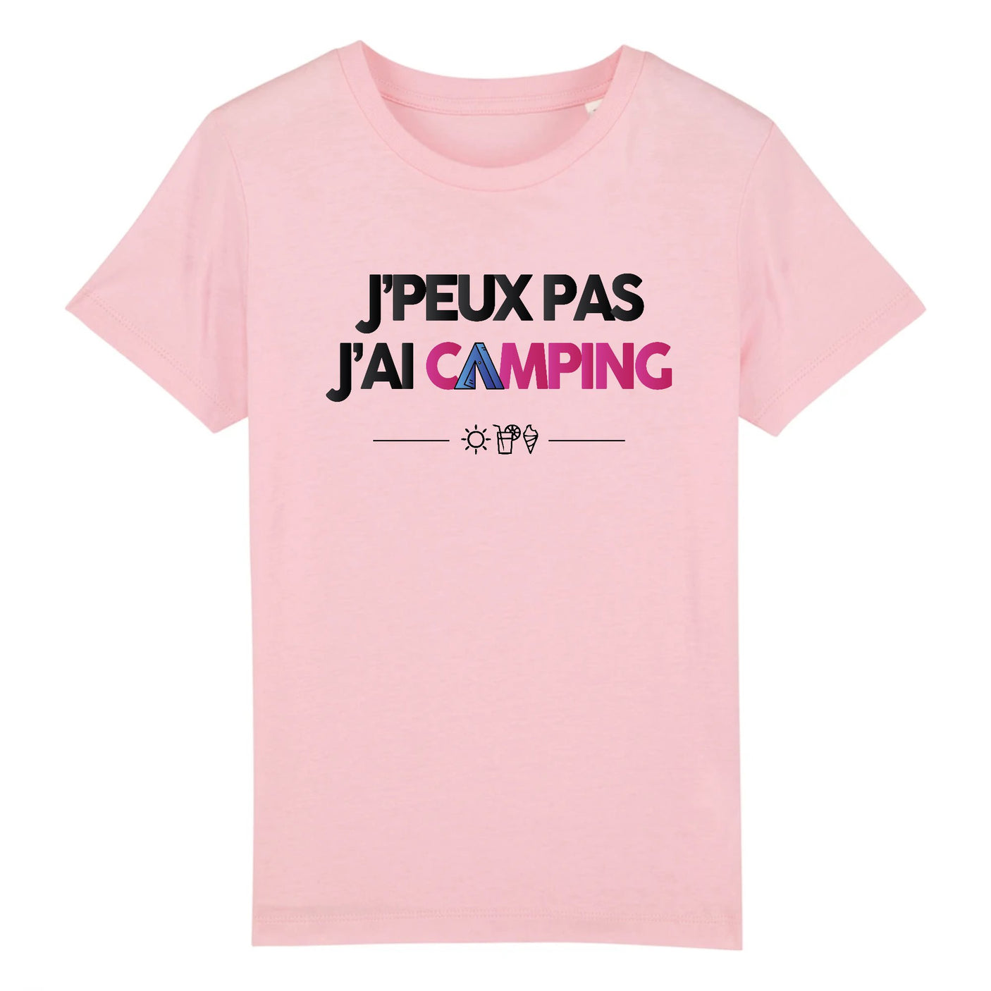 T-Shirt Enfant J'peux pas j'ai camping