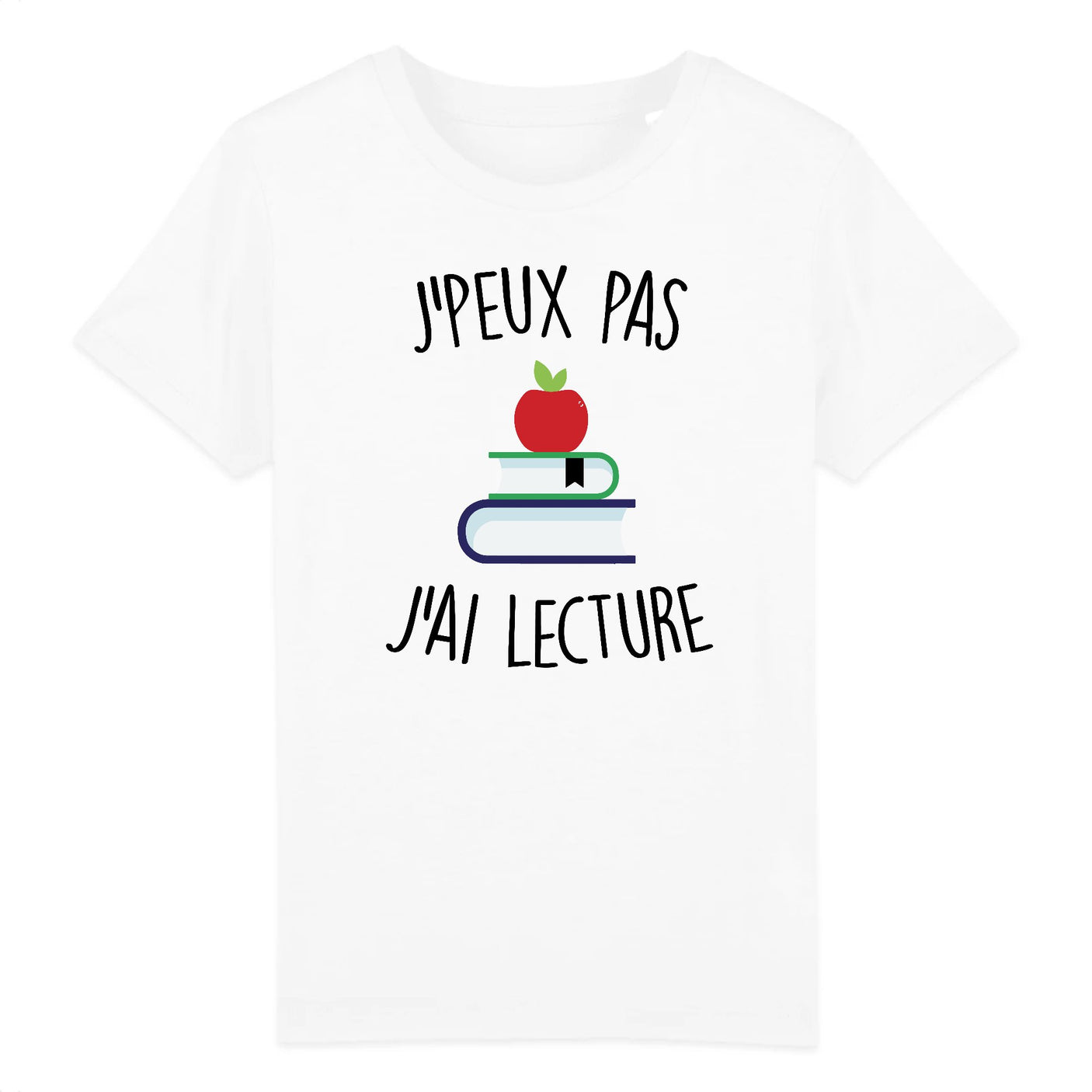 T-Shirt Enfant J'peux pas j'ai lecture
