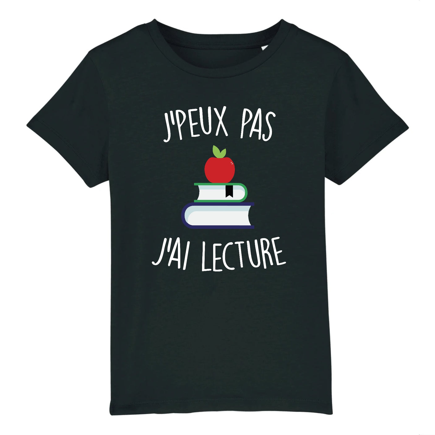 T-Shirt Enfant J'peux pas j'ai lecture