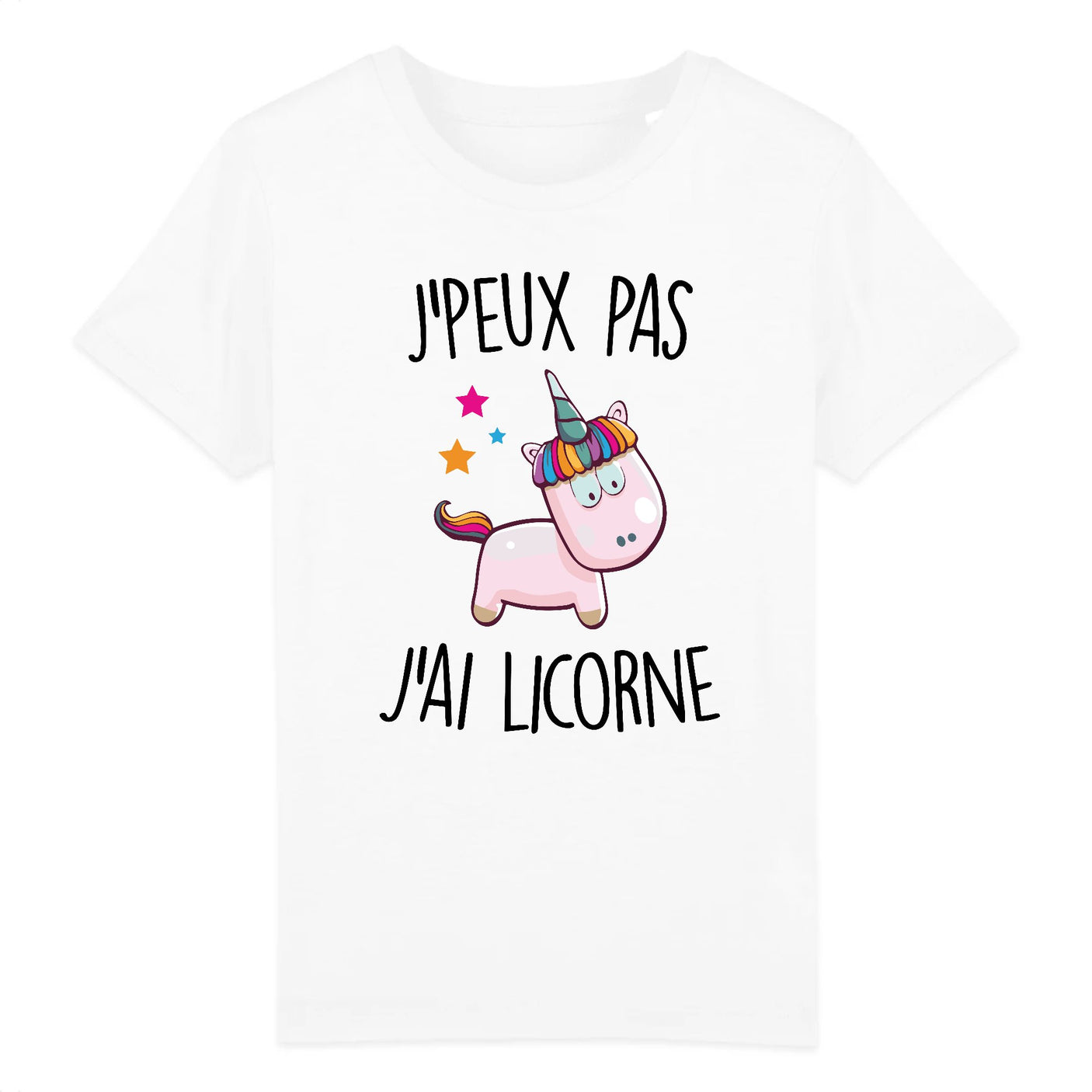 T-Shirt Enfant J'peux pas j'ai licorne