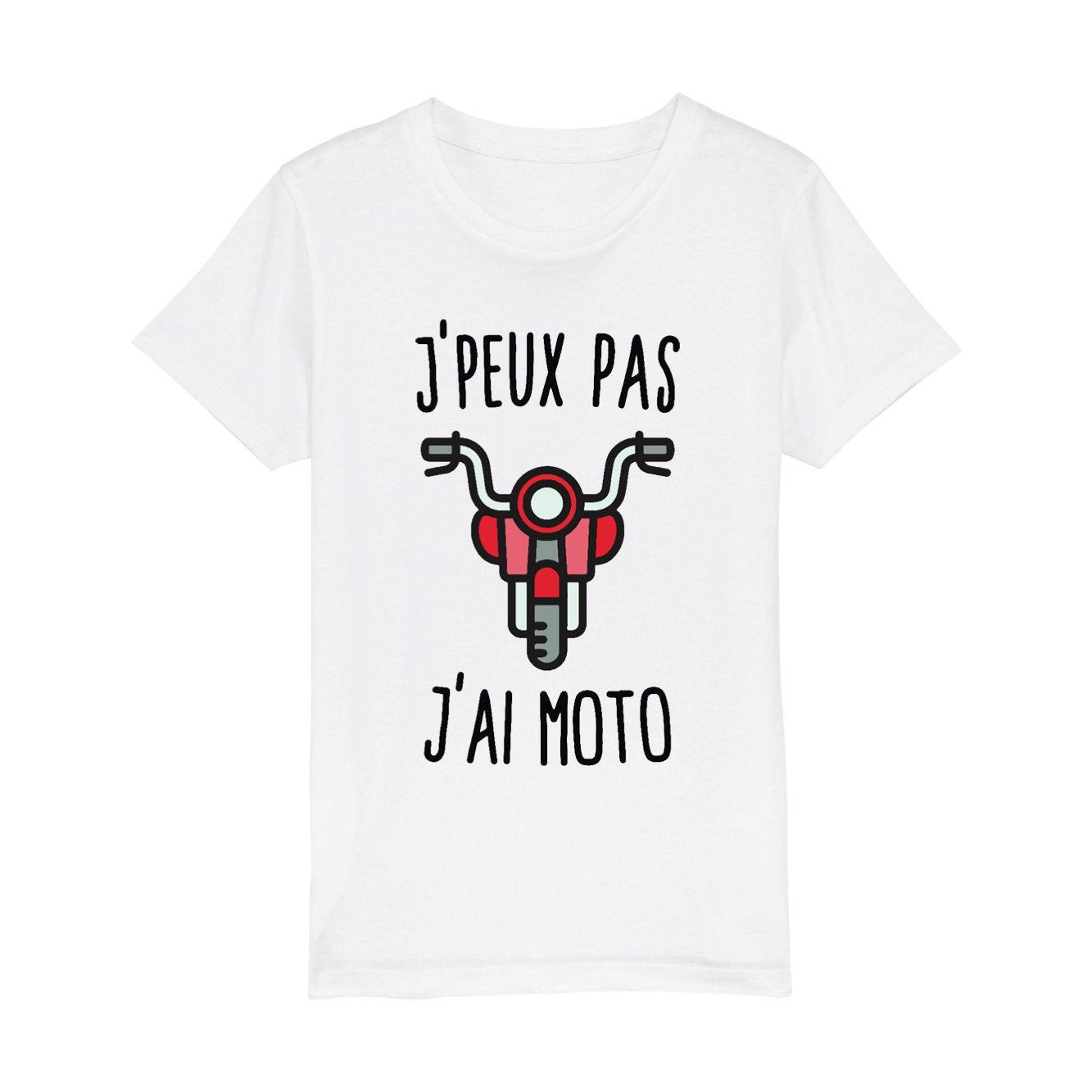 T-Shirt Enfant J'peux pas j'ai moto