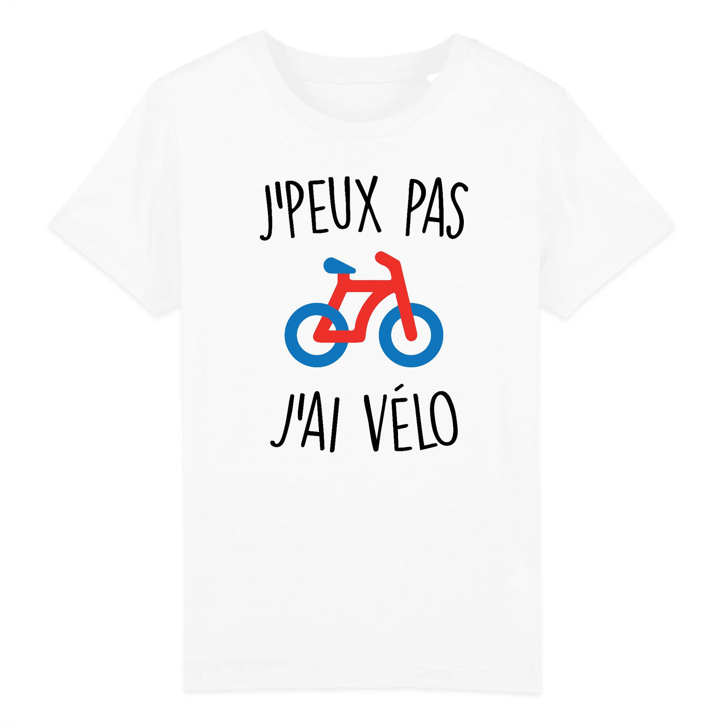 T-Shirt Enfant J'peux pas j'ai vélo