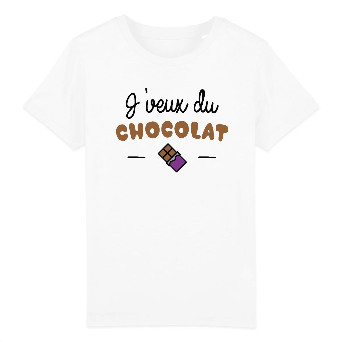 T-Shirt Enfant J'veux du chocolat