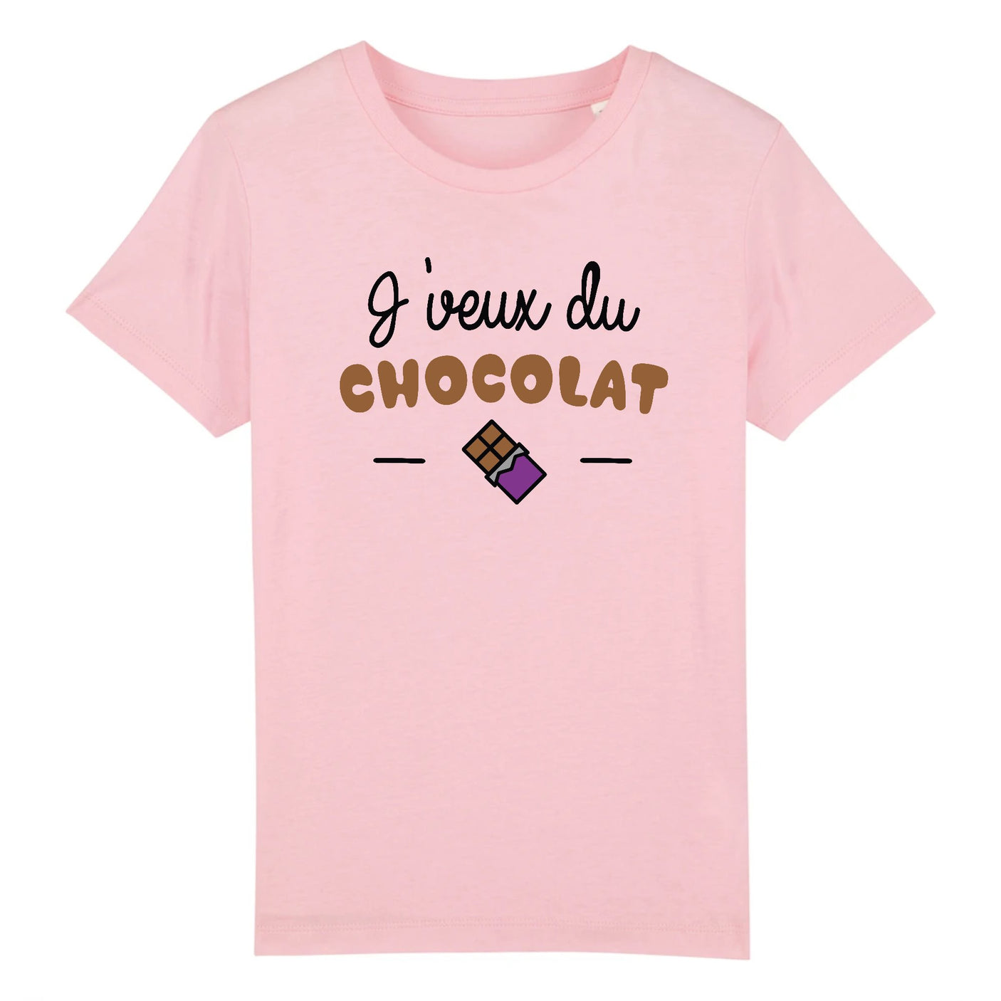T-Shirt Enfant J'veux du chocolat