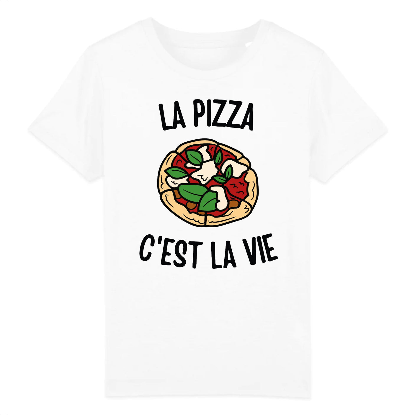 T-Shirt Enfant La pizza c'est la vie