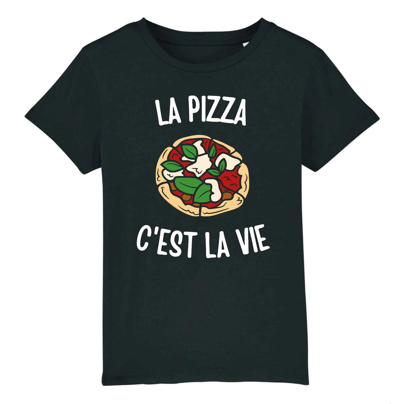 T-Shirt Enfant La pizza c'est la vie