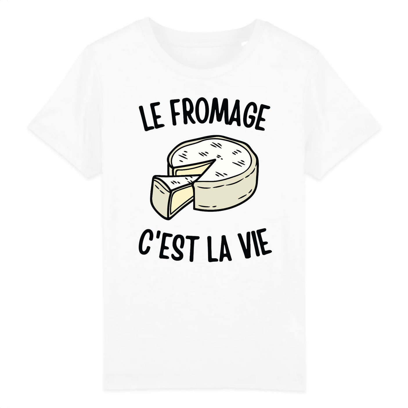 T-Shirt Enfant Le fromage c'est la vie