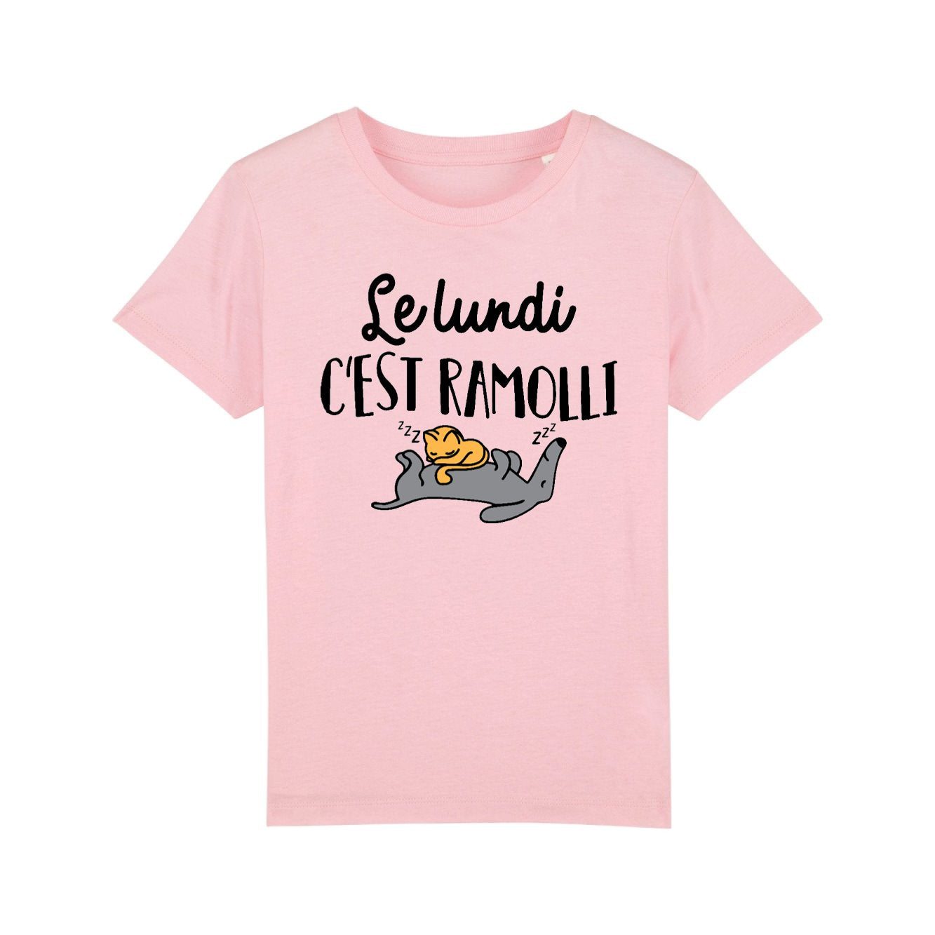 T-Shirt Enfant Le lundi c'est ramolli