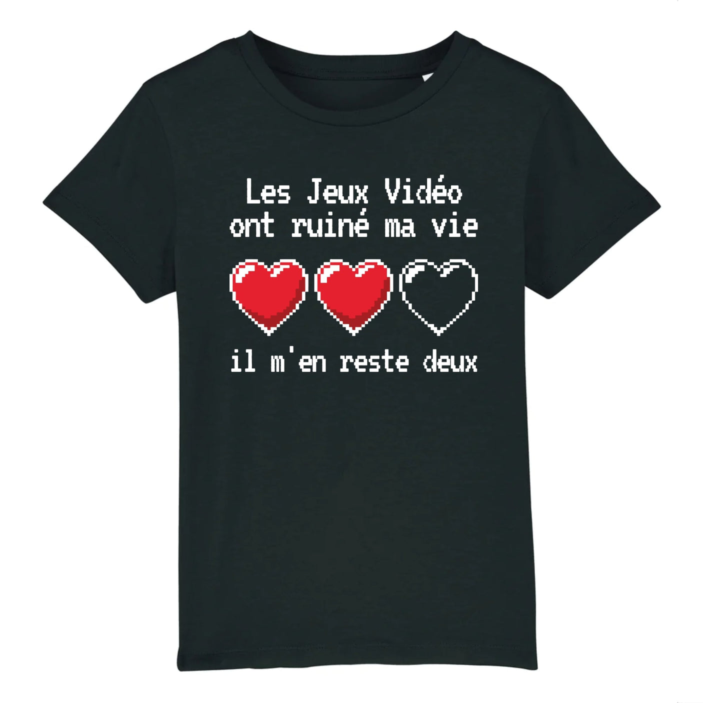 T-Shirt Enfant Les jeux vidéo ont ruiné ma vie il m'en reste deux