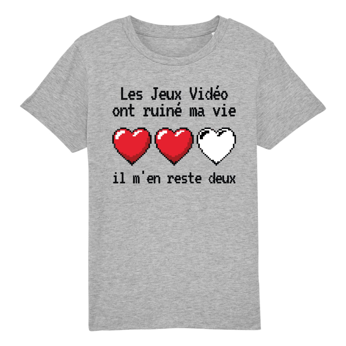 T-Shirt Enfant Les jeux vidéo ont ruiné ma vie il m'en reste deux