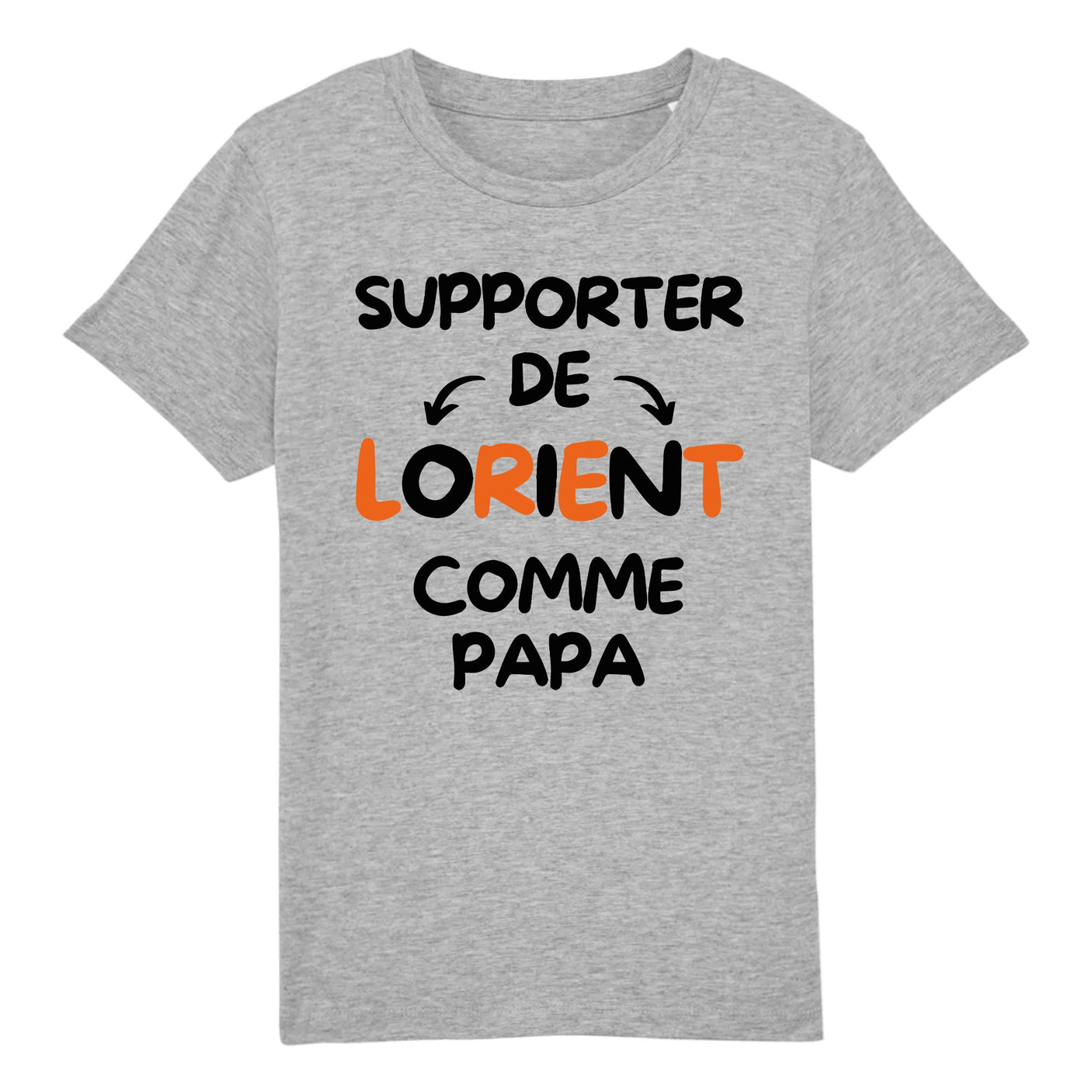 T-Shirt Enfant Supporter de Lorient comme papa