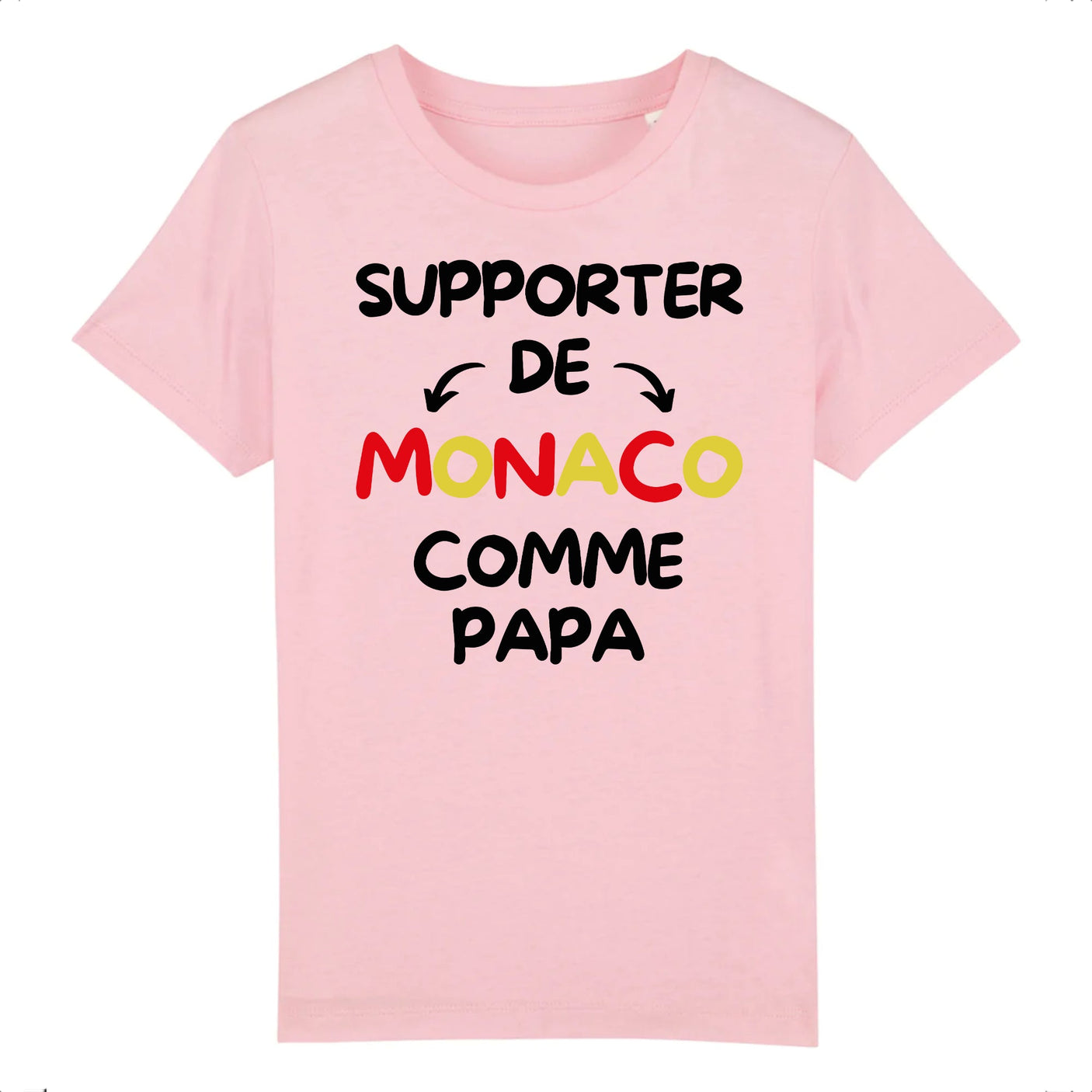 T-Shirt Enfant Supporter de Monaco comme papa
