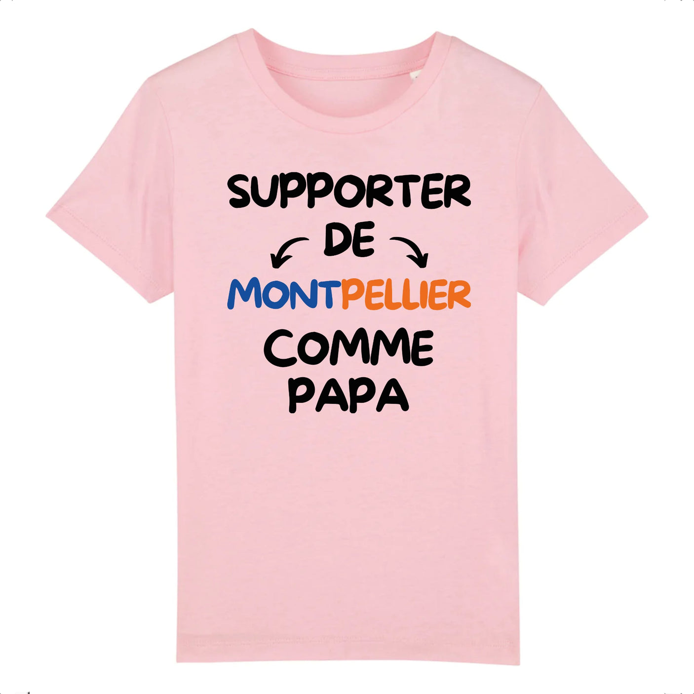 T-Shirt Enfant Supporter de Montpellier comme papa