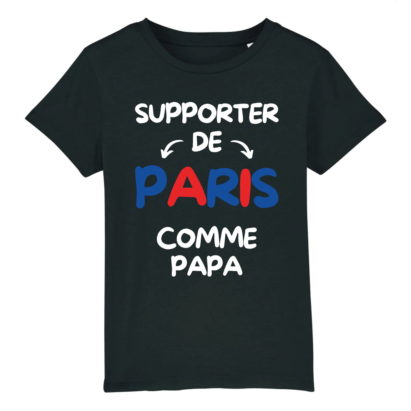 T-Shirt Enfant Supporter de Paris comme papa