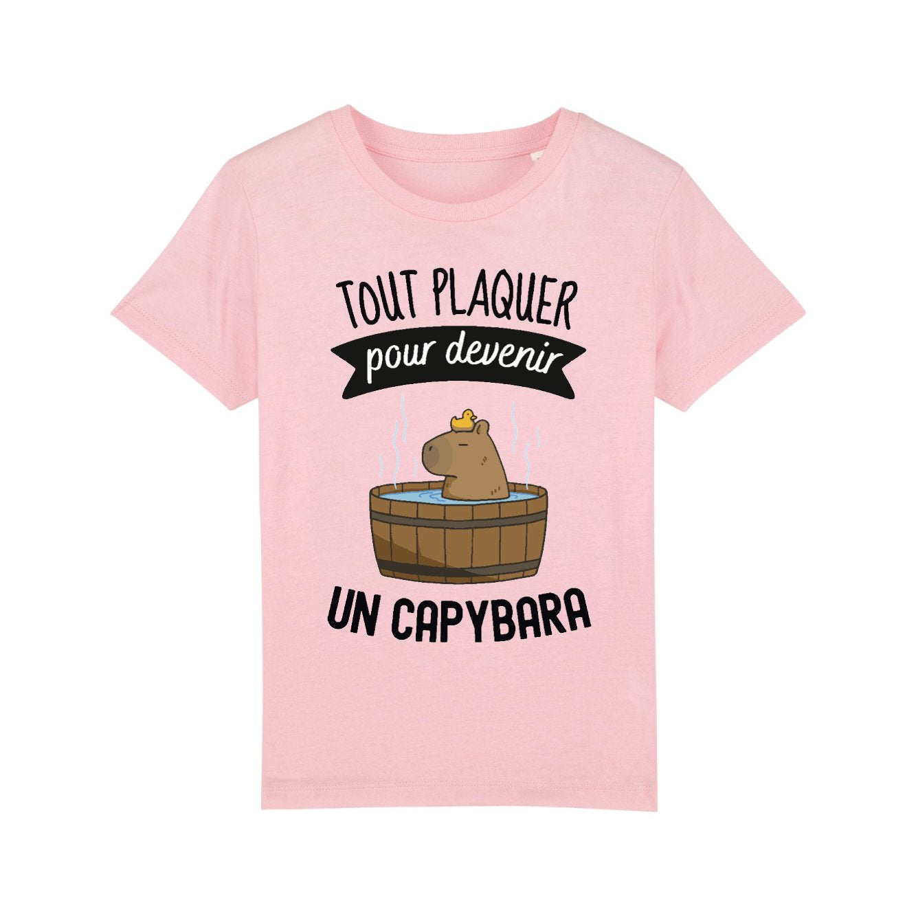 T-Shirt Enfant Tout plaquer pour devenir un capybara