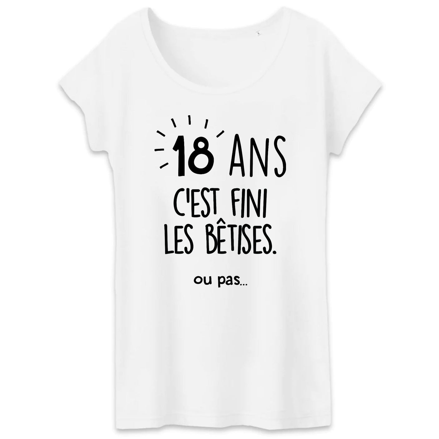 T-Shirt Femme Anniversaire 18 ans