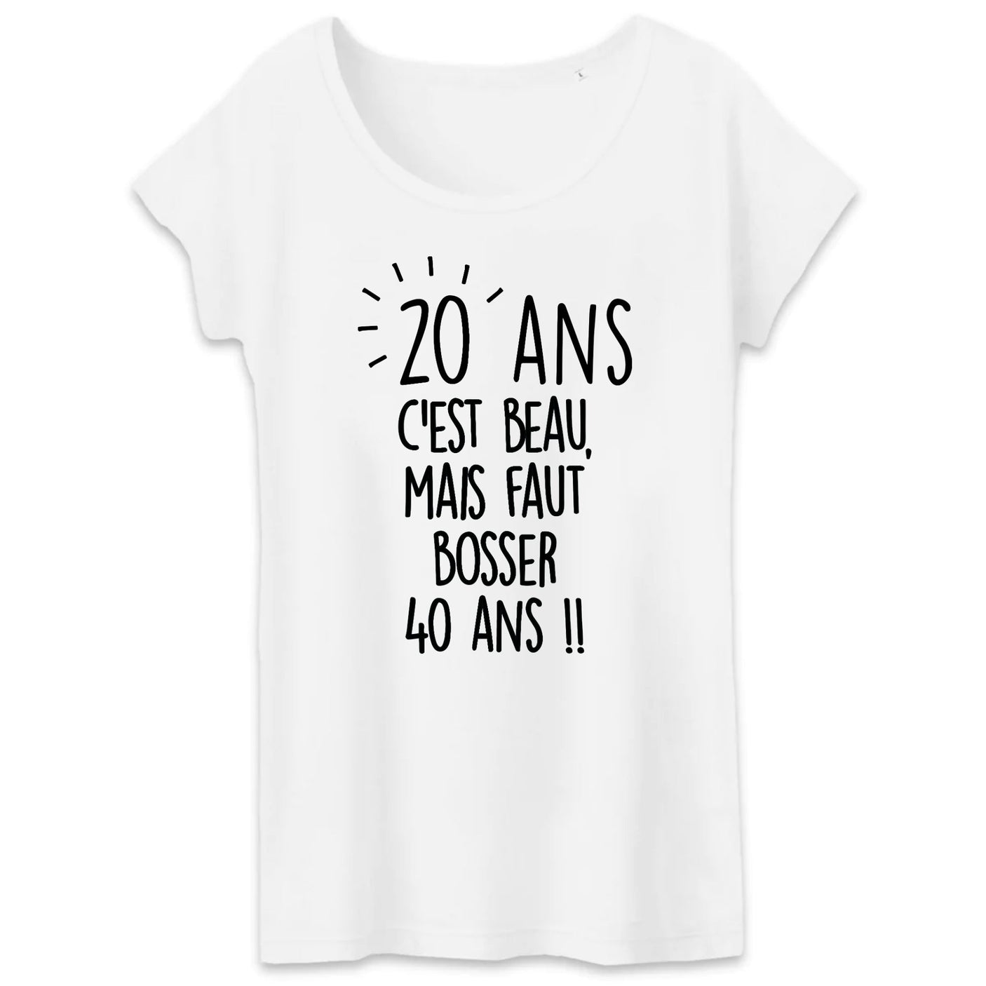 T-Shirt Femme Anniversaire 20 ans