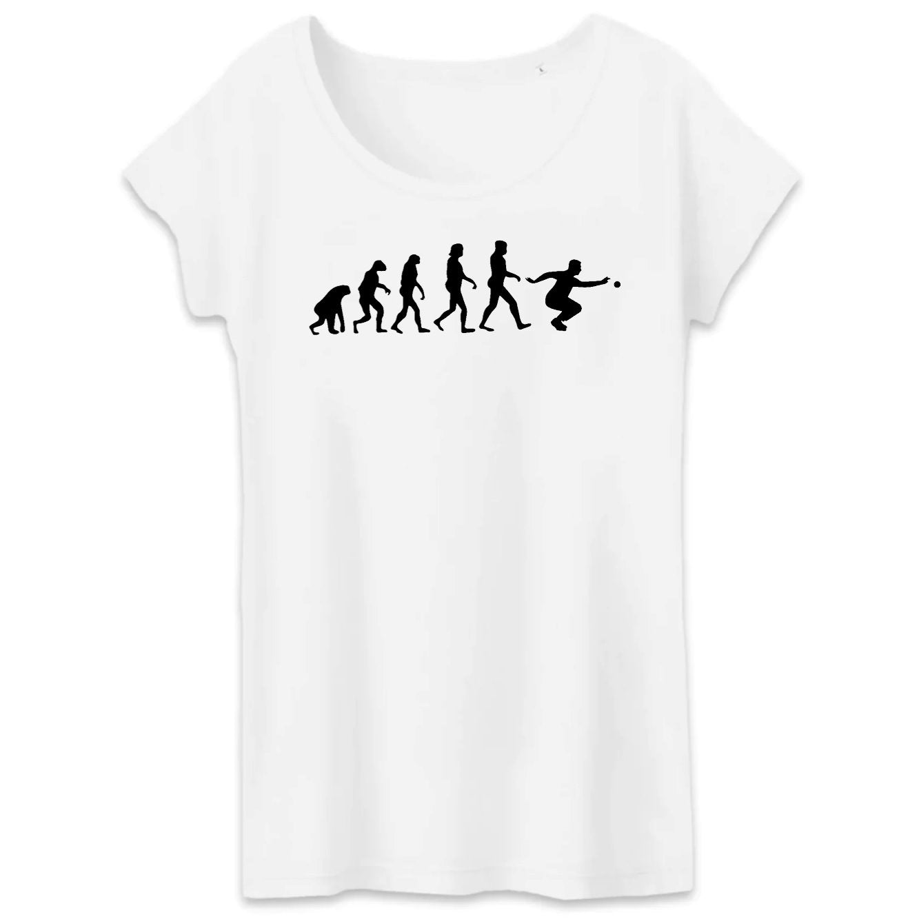 T-Shirt Femme Évolution pétanque