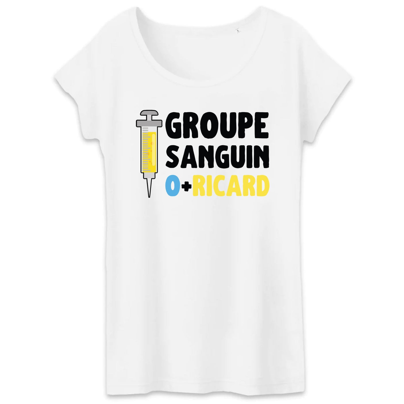 T-Shirt Femme Groupe sanguin O + Ricard