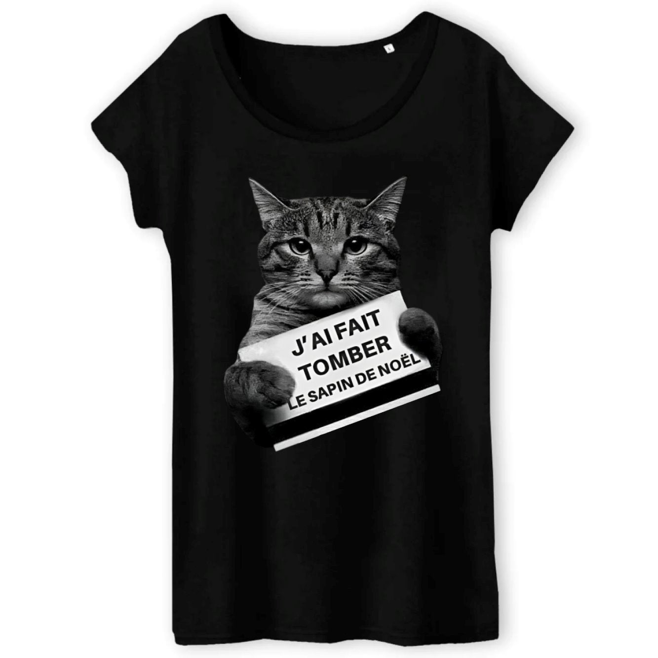 T-Shirt Femme J'ai fait tomber le sapin