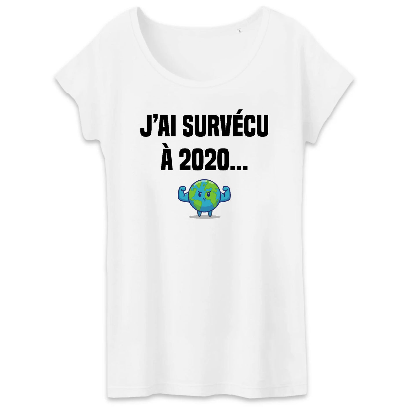 T-Shirt Femme J'ai survécu à 2020